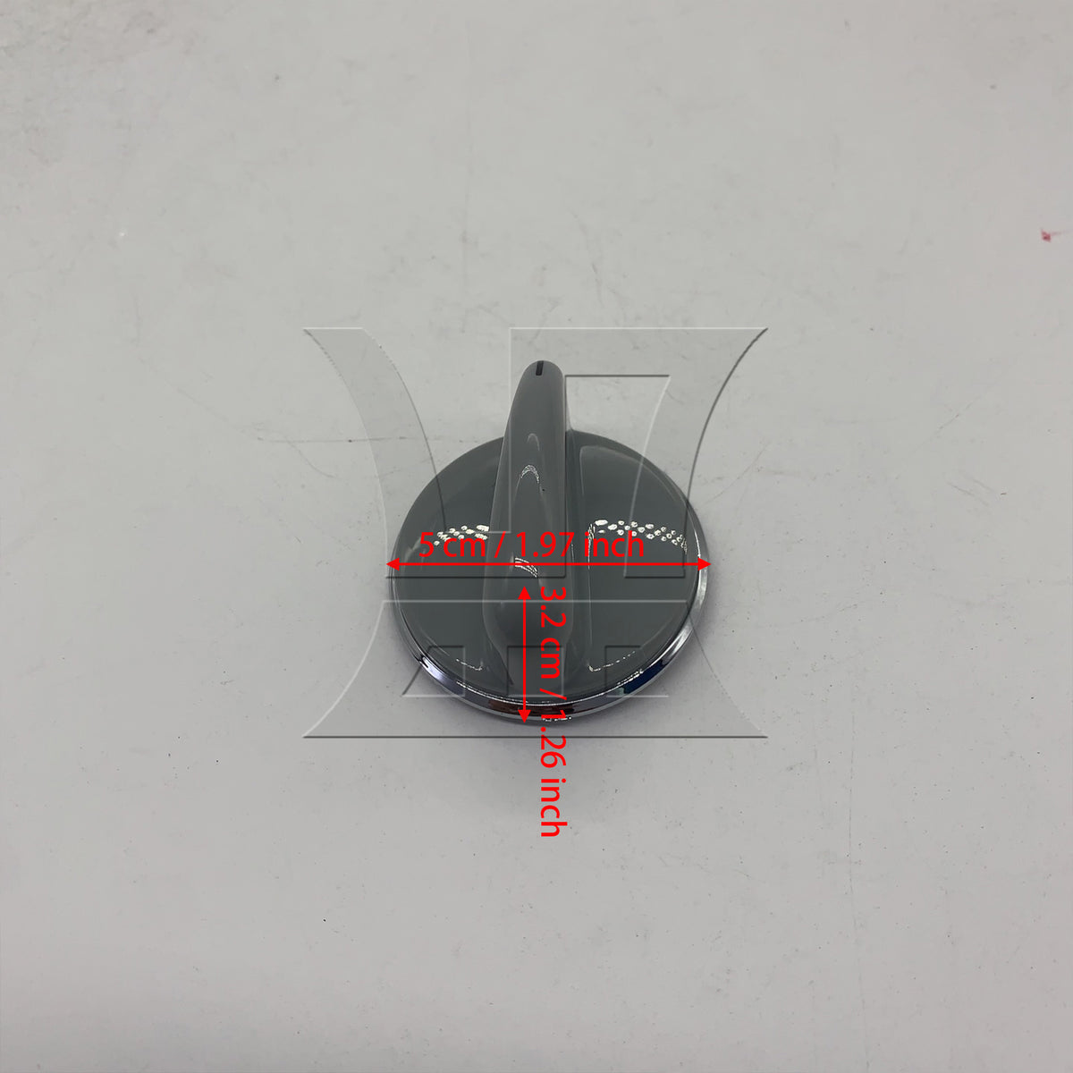 BQLZR 2Pieces Plastic Dryer Control Knobs Grey 1550693 Replacement for AP4485269