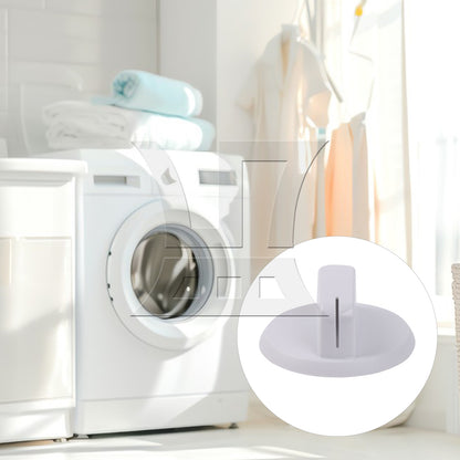 BQLZR White Plastic Control Knob Replacement for PS11763058 Dryer w/ 6x5mm Hole