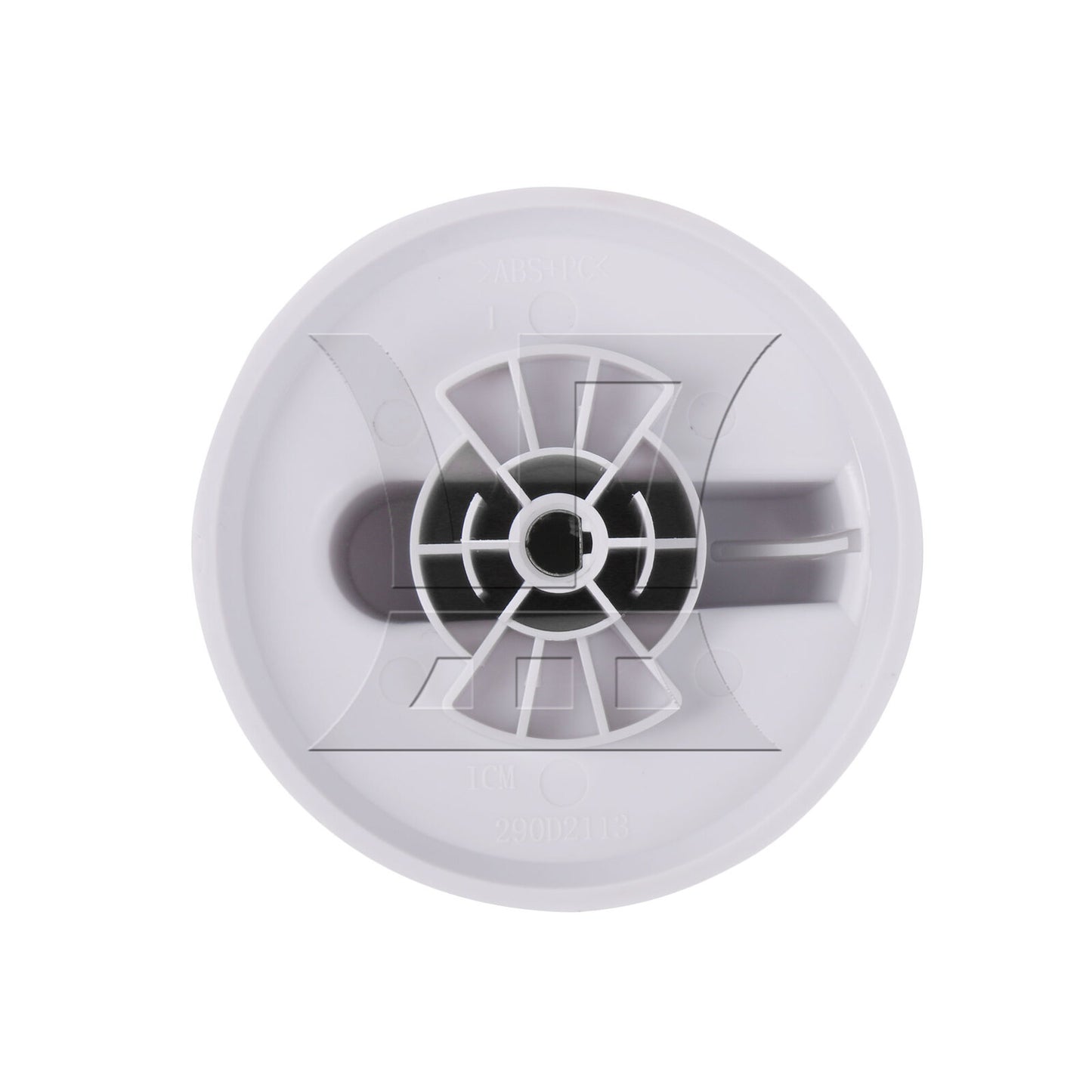 BQLZR White Plastic Control Knob Replacement for PS11763058 Dryer w/ 6x5mm Hole