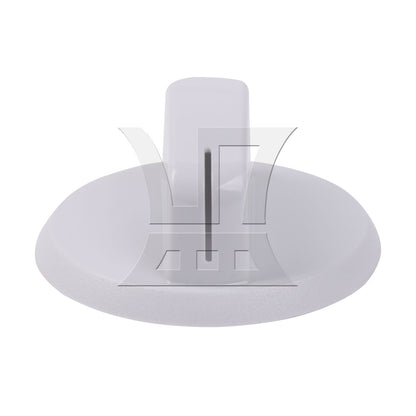 BQLZR White Plastic Control Knob Replacement for PS11763058 Dryer w/ 6x5mm Hole