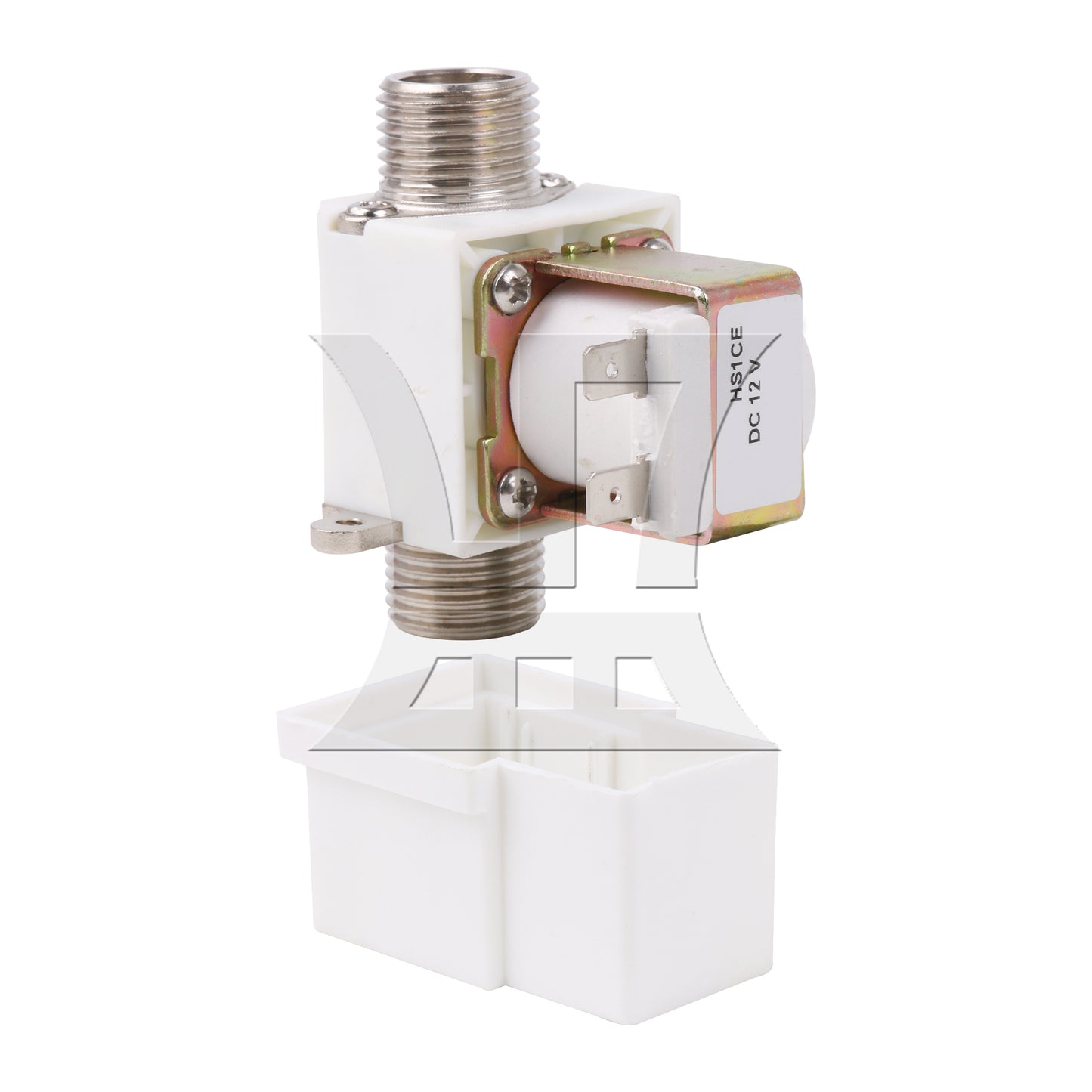 BQLZR Brass Electric Solenoid Valve DC12V 1/2 Inch DC12V 300mA 0~1.0MPa for Water