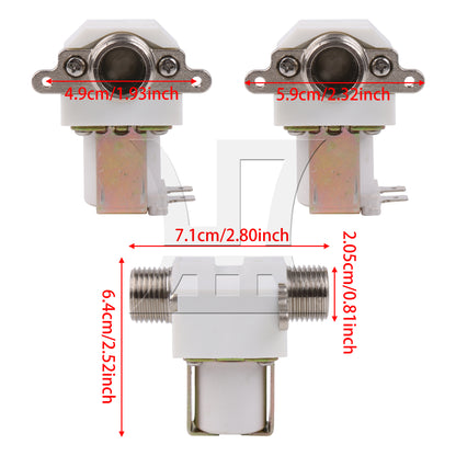 BQLZR Brass Electric Solenoid Valve DC12V 1/2 Inch DC12V 300mA 0~1.0MPa for Water