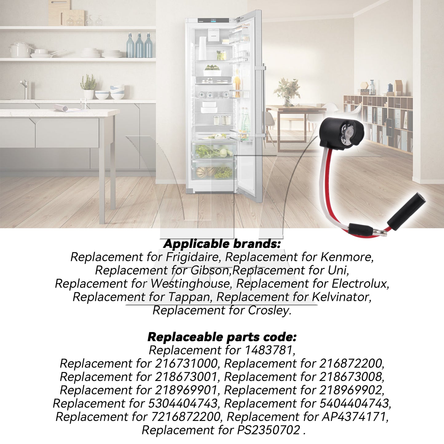 BQLZR Upgraded 216872200 Refrigerator Defrost Thermostat for 218673001 218673008