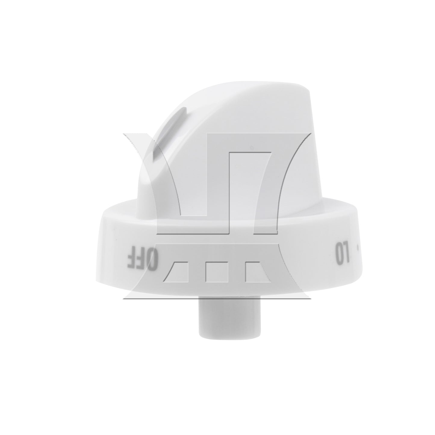 BQLZR 2Pieces Burner Surface Knob Replacement for AP4327159 0.24 x 0.22 Inch White