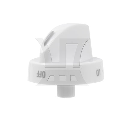 BQLZR 2Pieces Burner Surface Knob Replacement for AP4327159 0.24 x 0.22 Inch White