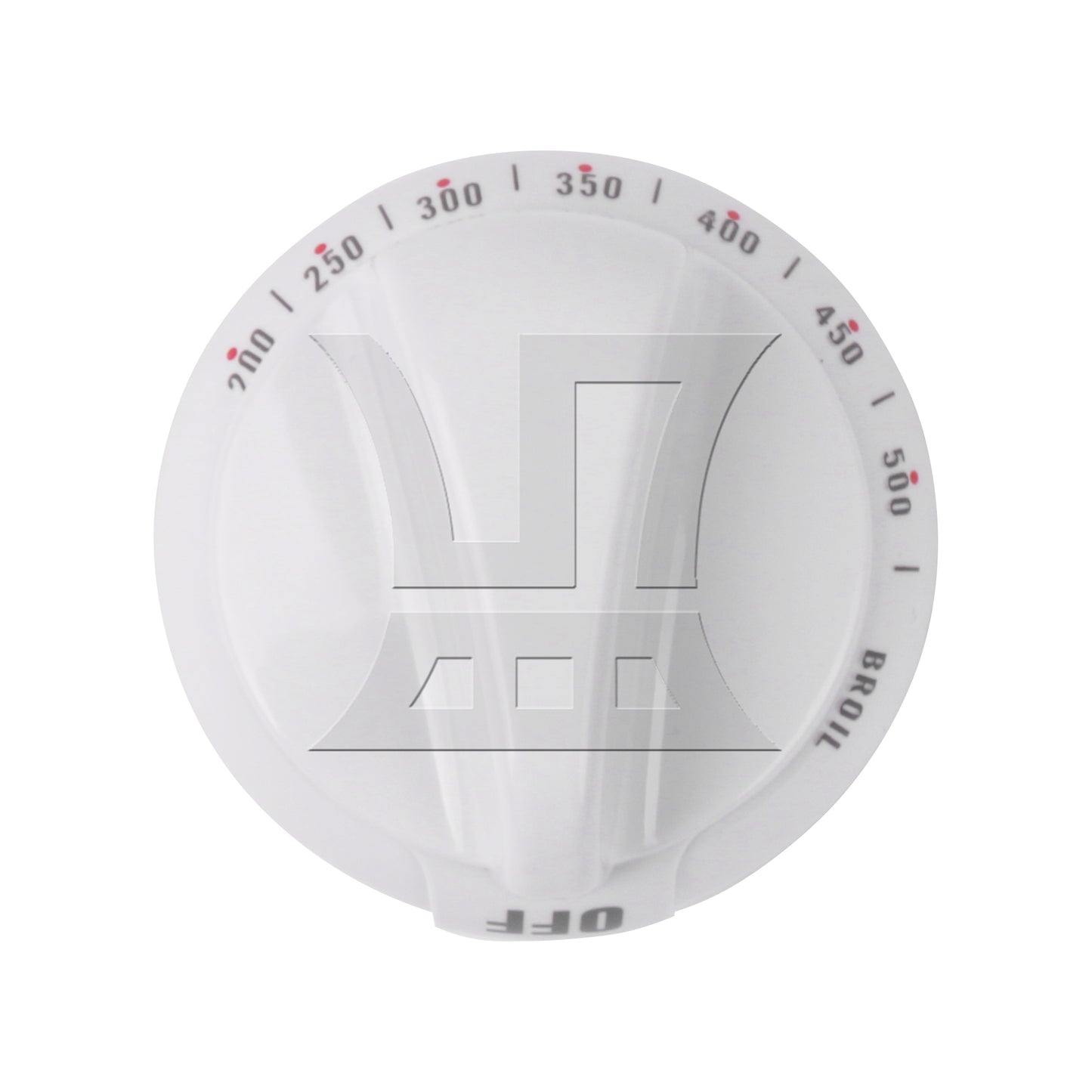 BQLZR White Plastic Oven Thermostat Knob Replacement for WB03K10036 0.25" Inner Dia
