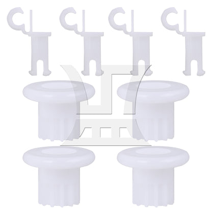 BQLZR 4 Pack 1811003 Dishwasher Rack Roller Stud Assembly Replacement for AP4980629