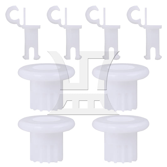 BQLZR 4 Pack 1811003 Dishwasher Rack Roller Stud Assembly Replacement for AP4980629