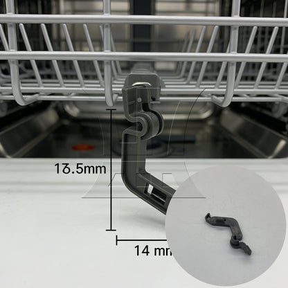 BQLZR 2Pieces Dishwasher Repair Part Tine Pivot Clip Replacement for PS1734891 Grey