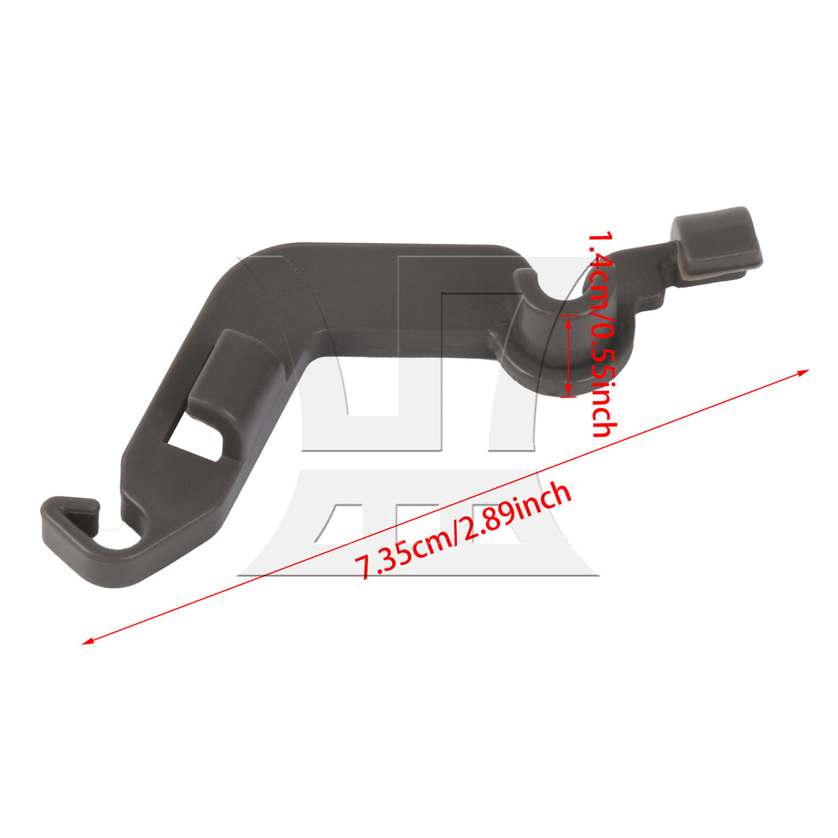 BQLZR 2Pieces Dishwasher Repair Part Tine Pivot Clip Replacement for PS1734891 Grey