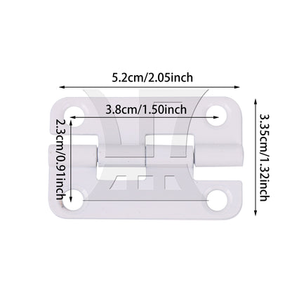 BQLZR 2 Pieces Washer Dryer Door Hinges 134412400 Parts with 1.5 x 0.91 Inch Hole