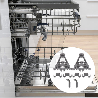 BQLZR Dishwashers Bearing Lower Rack Flip Tine Clip 00420199 DIY Repair Parts Set