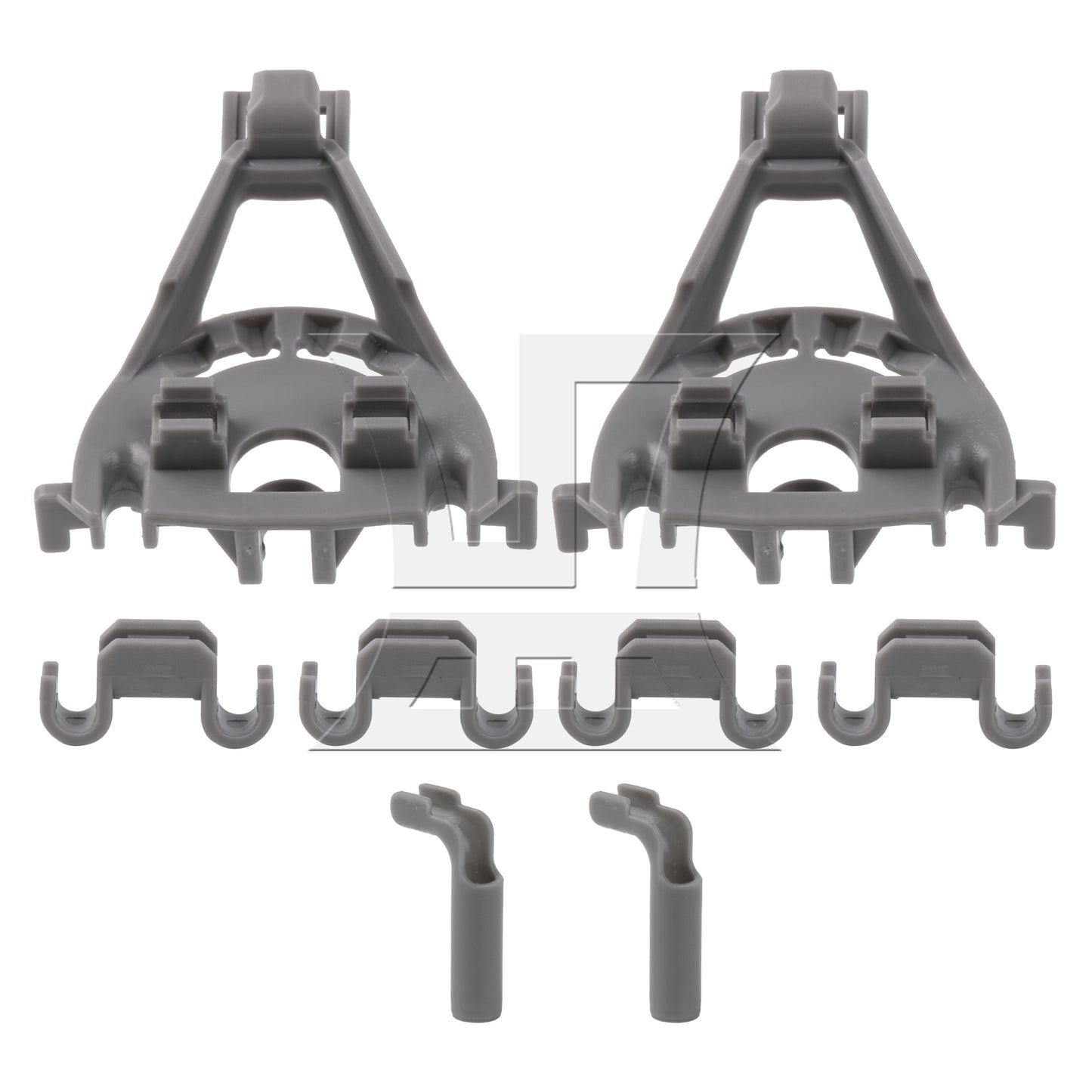 BQLZR Dishwashers Bearing Lower Rack Flip Tine Clip 00420199 DIY Repair Parts Set