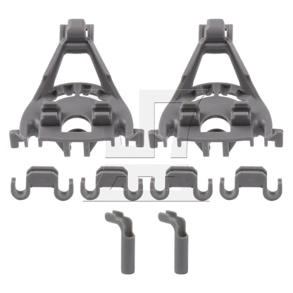 BQLZR Dishwashers Bearing Lower Rack Flip Tine Clip 00420199 DIY Repair Parts Set