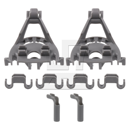 BQLZR Dishwashers Bearing Lower Rack Flip Tine Clip 00420199 DIY Repair Parts Set