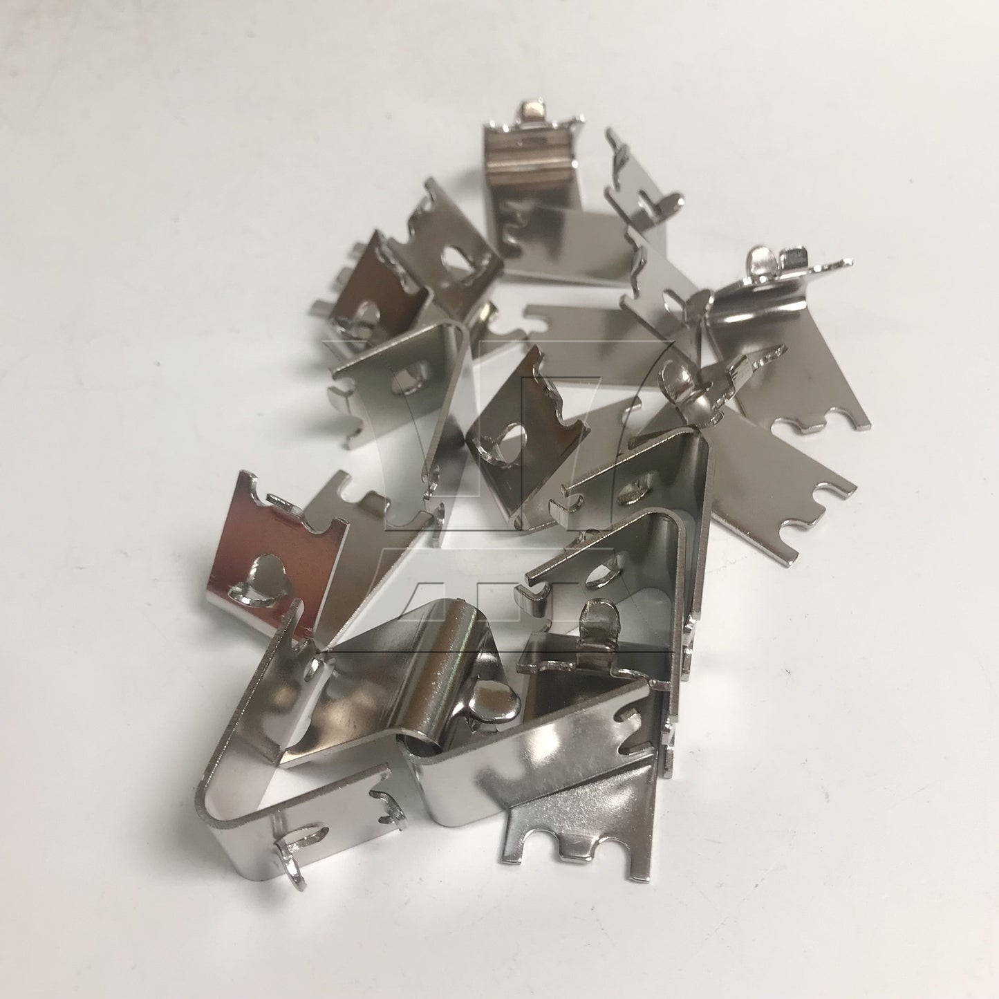 BQLZR 16Pieces 920158 Stainless Steel Freezer Shelf Clip 0.98" Repair Parts Silver