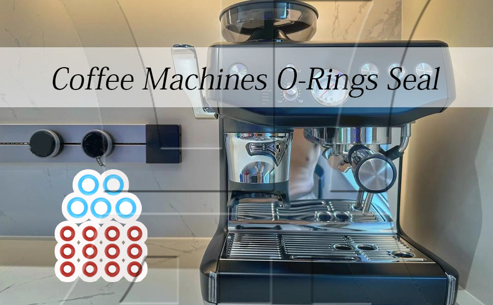 BQLZR 17Pieces Seal Ring Small & Large Set Replacement for BES900 Espresso Machine
