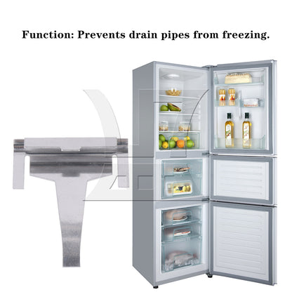 BQLZR Aluminum Freezer Clip Drain Evaporator Replacement for PS4145120 EAP4145120