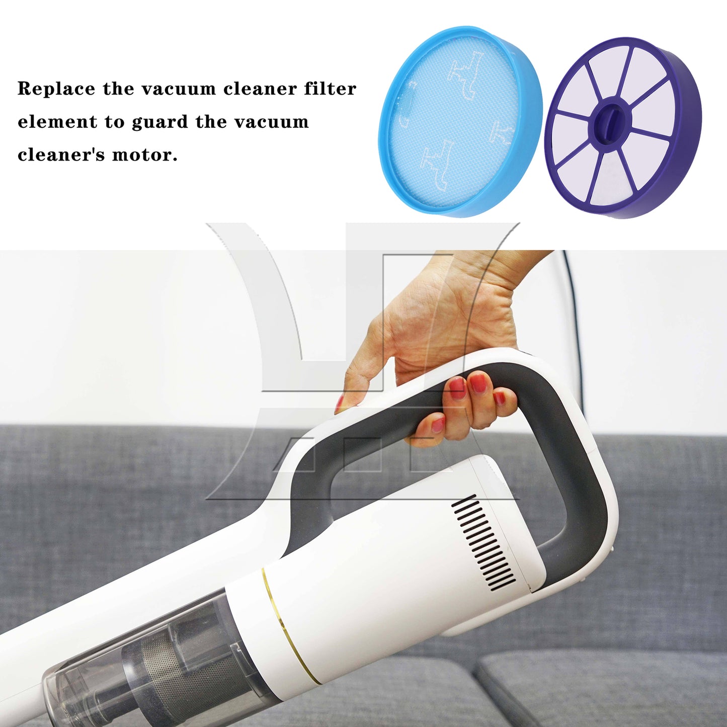 BQLZR 2Pieces Washable Pre Post Vacuum Filters Set Replacement for DC19 DC20 DC21