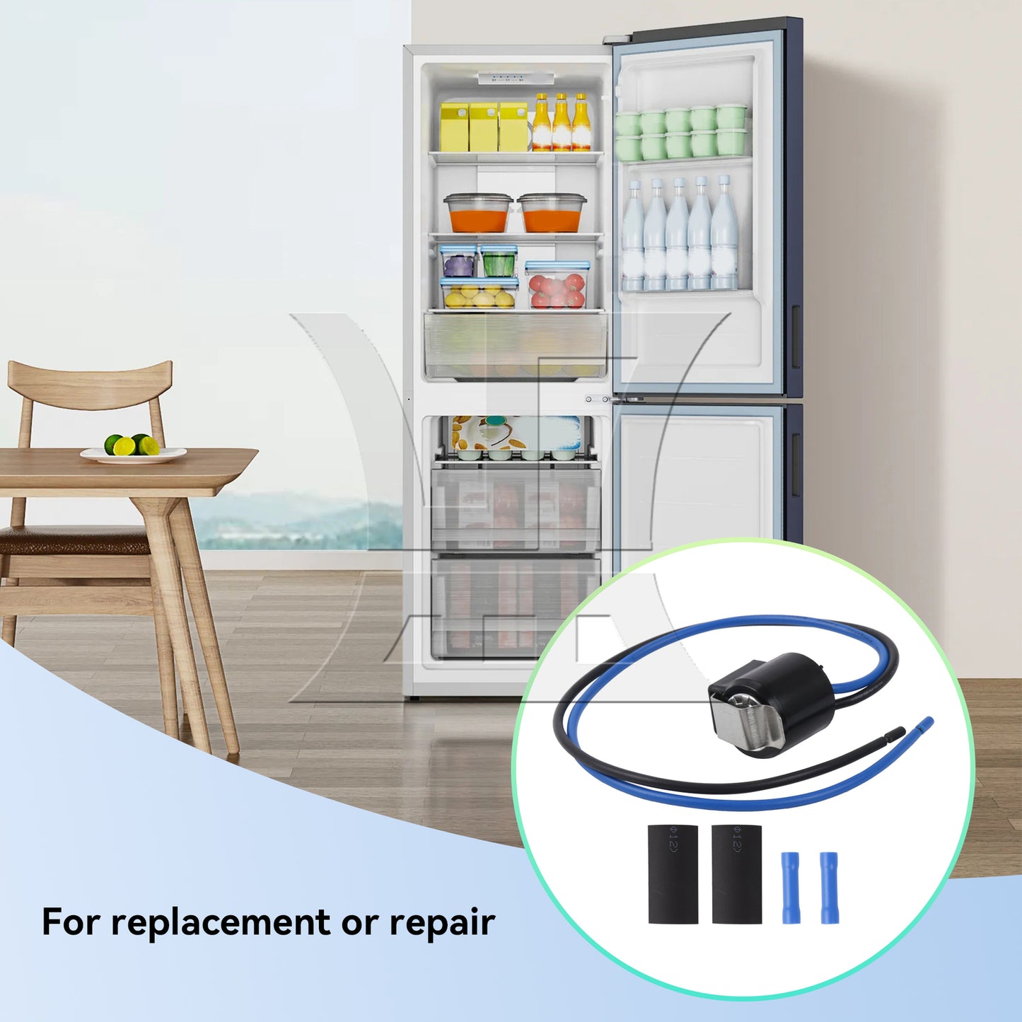 BQLZR Freezer Defrost Thermostat 75303918214 Set Replacement for 25344302400