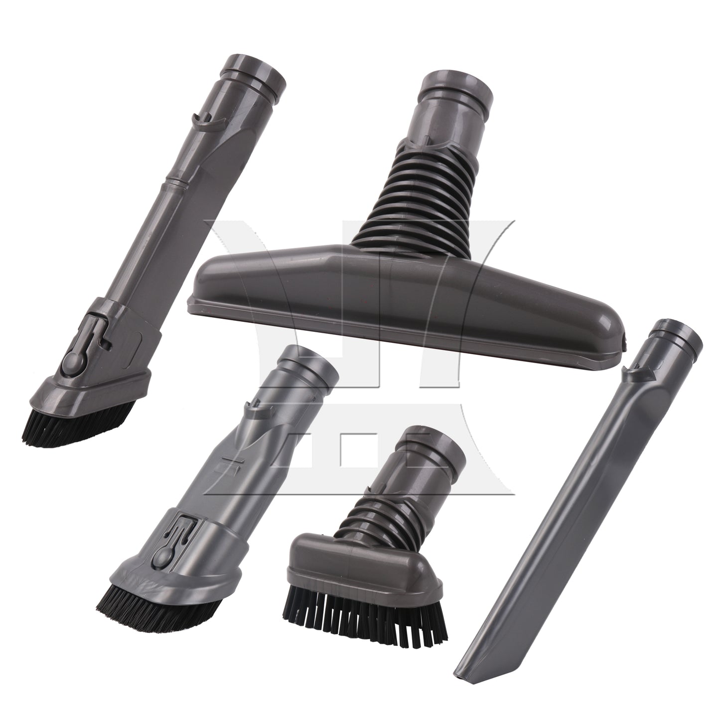 BQLZR 5 Pieces Small Square Vacuum Brush Replacement for V8 DC44 DC58 DC59 34mm
