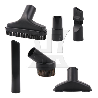 BQLZR 6 Pieces Square Vacuum Brush w/ Adapter 1-1/4" 1-3/8" Replacement for Oreck