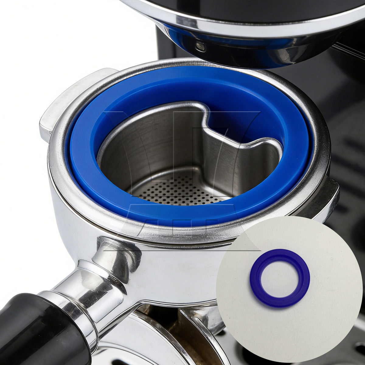 BQLZR 2 Pieces Brewing Group Head Seal Rings Replacement for EM6910R 47mm ID Blue