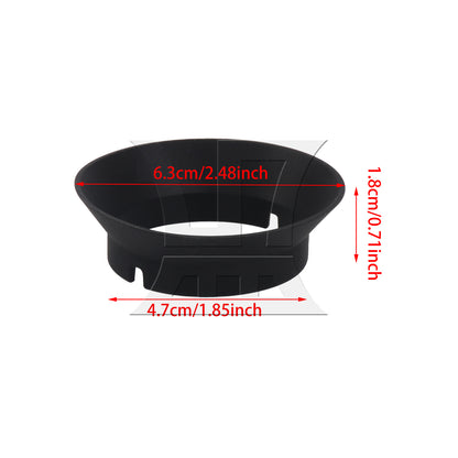 BQLZR 3 Pieces Coffee Grinder Silicone Gaskets Replacement for Encore 2.48" Black