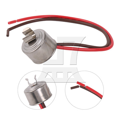 BQLZR Refrigerator Bimetal Defrost Thermostat Replacement for 4387503 Silver