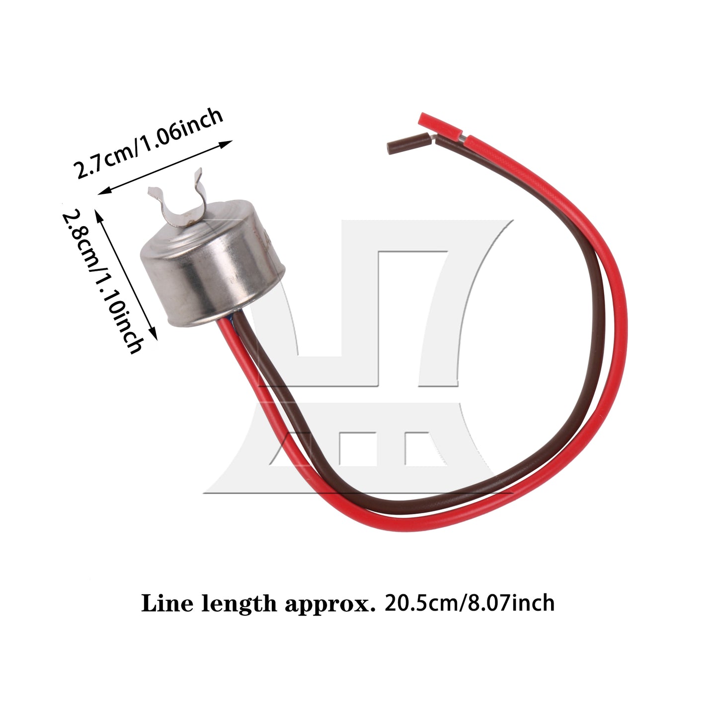 BQLZR Refrigerator Bimetal Defrost Thermostat Replacement for 4387503 Silver