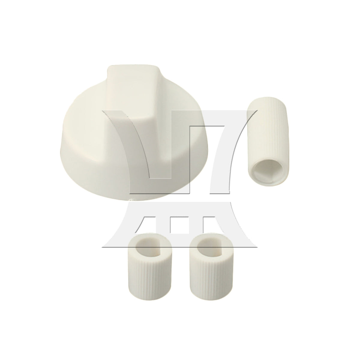 BQLZR 1set Burner Knob Replacement White for Oven Knob Electric Stoves Knob