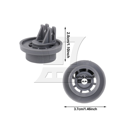 BQLZR 1pc Dishwasher Wheels Lower Upper Rack Roller Applicable To Dd66-00023A 2002711