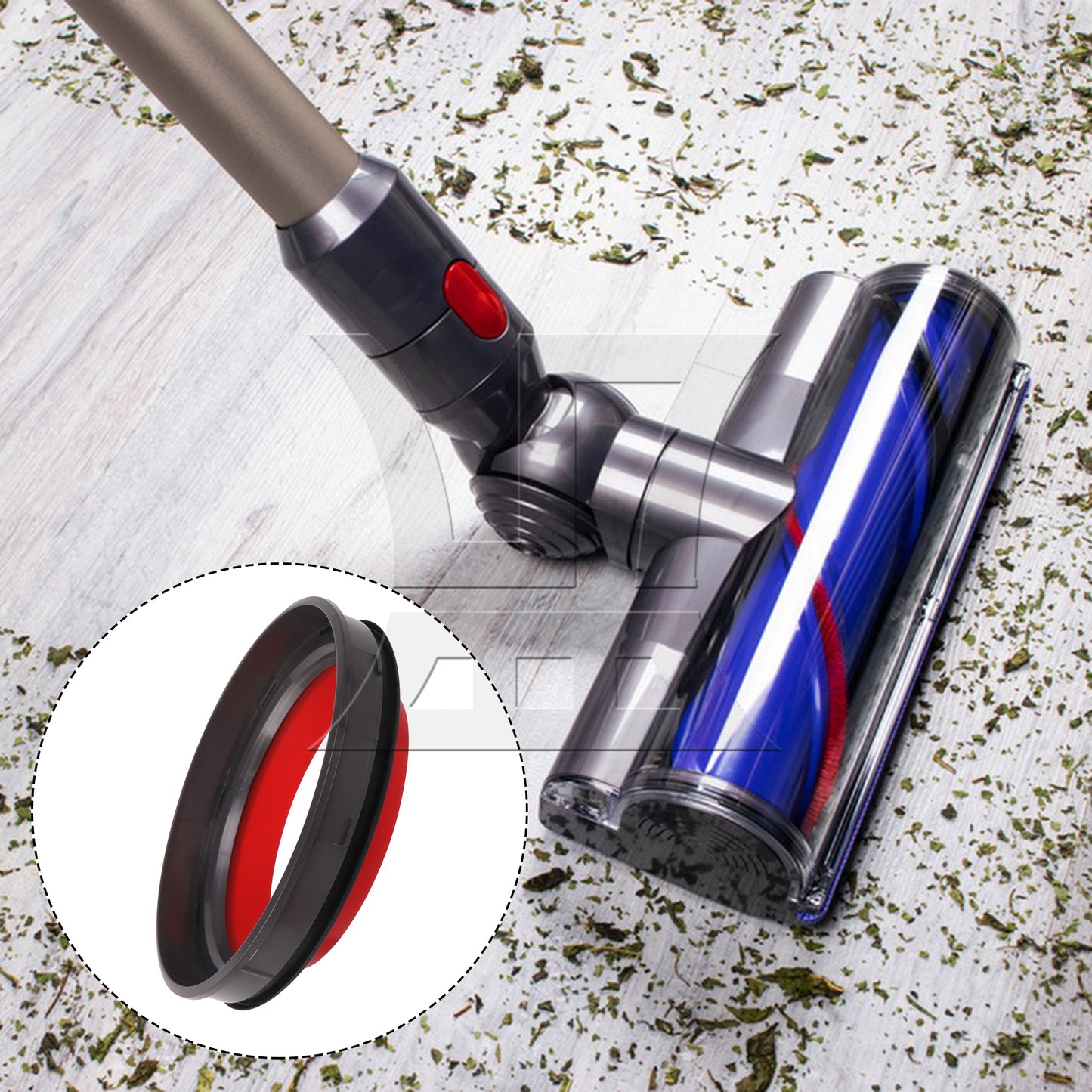 BQLZR 1pcs 4.53 Inch Diameter Rubber Vacuum Sealing Ring Replacement for V11 SV14