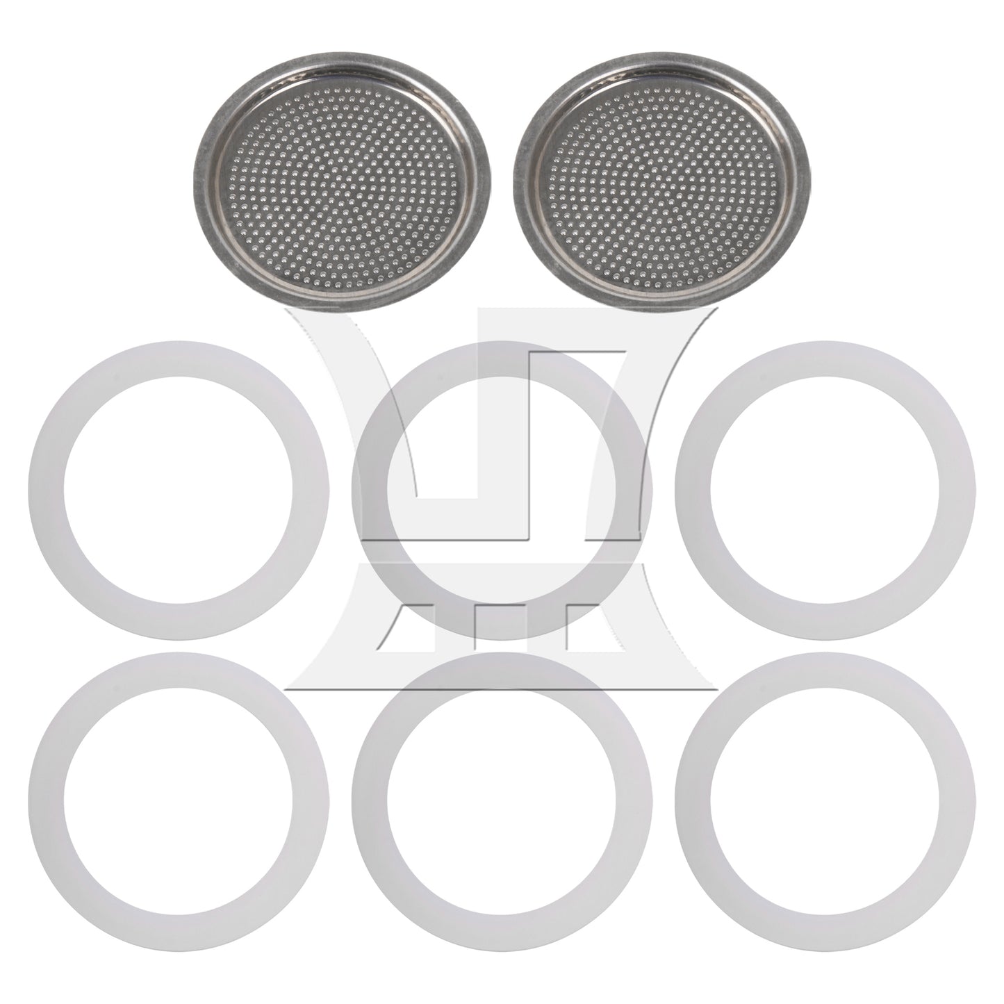 BQLZR 6Pieces Silicone Gasket Seals Replacement for 6 Cups Pot and Filter