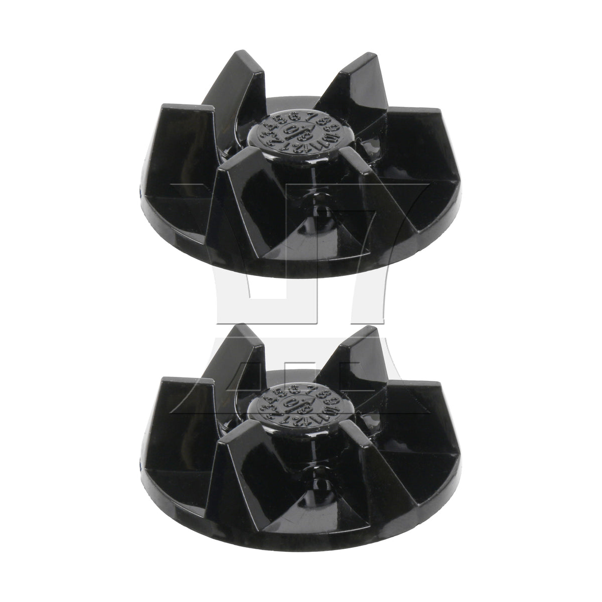 BQLZR 2 Pieces Black Plastic Couplings Replacement for Cuisinart BFP703 Blender Set