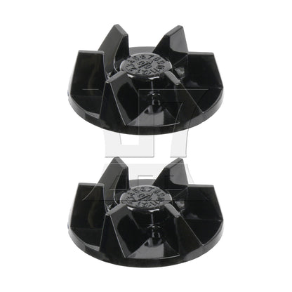 BQLZR 2 Pieces Black Plastic Couplings Replacement for Cuisinart BFP703 Blender Set