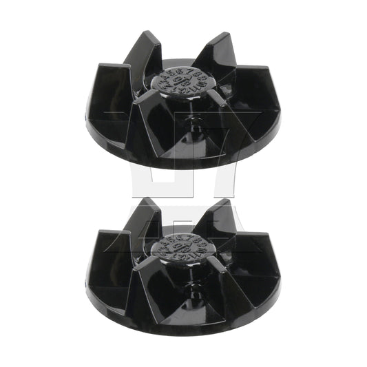 BQLZR 2 Pieces Black Plastic Couplings Replacement for Cuisinart BFP703 Blender Set