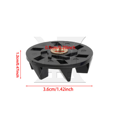 BQLZR 2 Pieces Black Plastic Couplings Replacement for Cuisinart BFP703 Blender Set