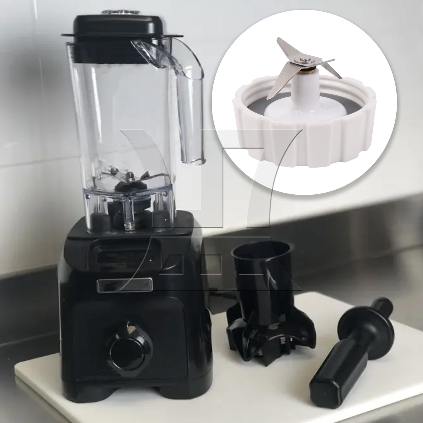 BQLZR Plastic Holder w/ Seal Ring Replacement for Hamilton Beach 54200 52254 Blender