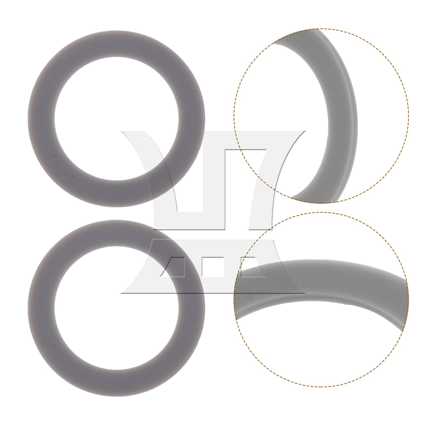 BQLZR 3 Pieces Rubber Gaskets Replacement for Hamilton Beach Blenders 2.6" x 1.81"