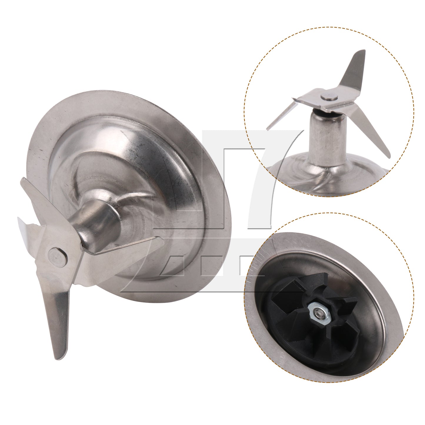 BQLZR 2 Pieces Plastic Holder w/ Rubber Gasket Replacement for Black Decker Blenders