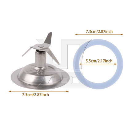 BQLZR 2 Pieces Plastic Holder w/ Rubber Gasket Replacement for Black Decker Blenders