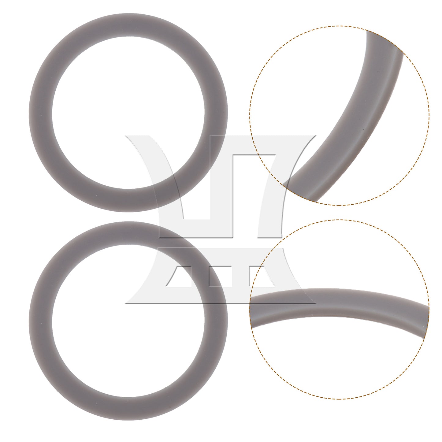 BQLZR 4 Pieces Grey Rubber Gaskets Replacement for Black Decker BL1900 BL3900 BL4900