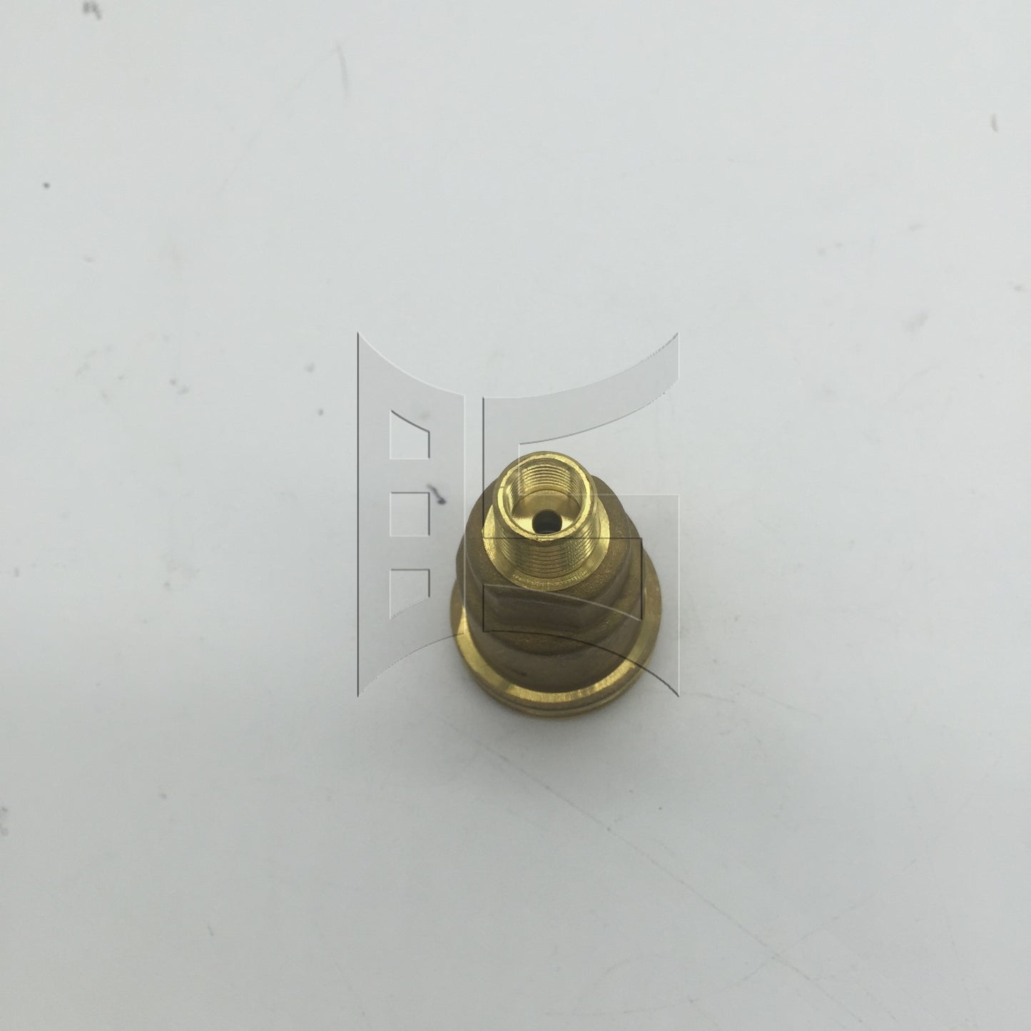 BQLZR Solid Brass Propane Refill Fitting Converter for Desktop Barbecues 1/4inch NPT
