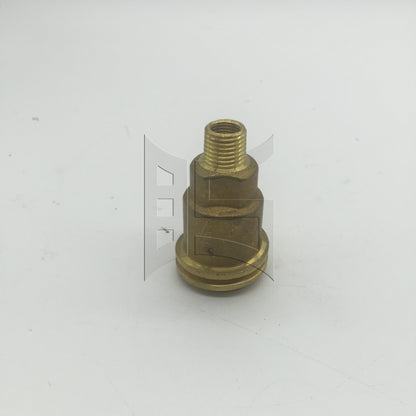 BQLZR Solid Brass Propane Refill Fitting Converter for Desktop Barbecues 1/4inch NPT