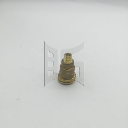 BQLZR Solid Brass Propane Refill Fitting Converter for Desktop Barbecues 1/4inch NPT