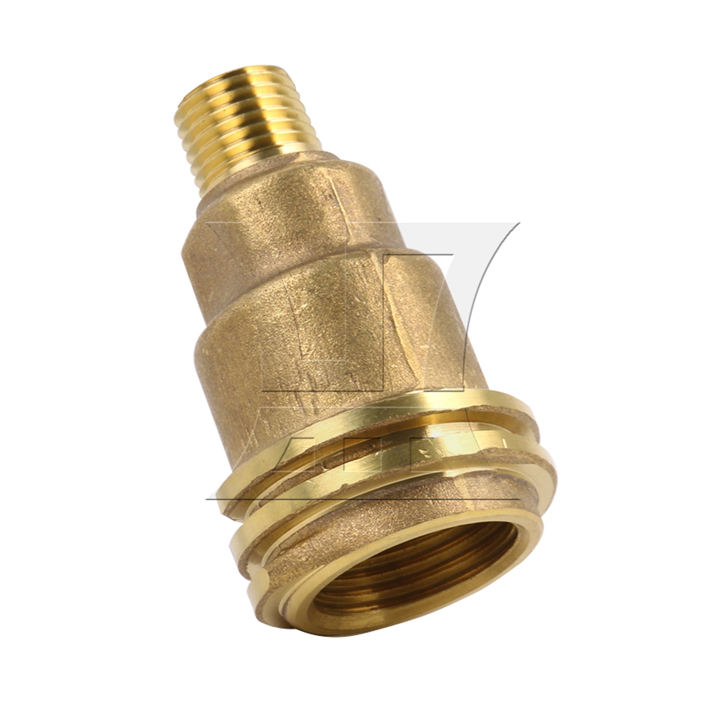 BQLZR Solid Brass Propane Refill Fitting Converter for Desktop Barbecues 1/4inch NPT