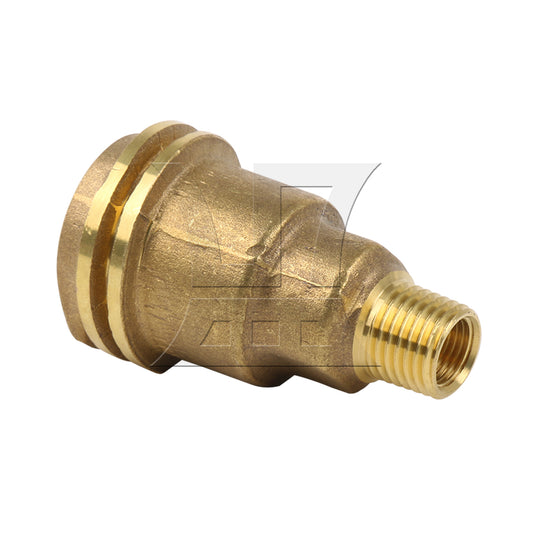 BQLZR Solid Brass Propane Refill Fitting Converter for Desktop Barbecues 1/4inch NPT