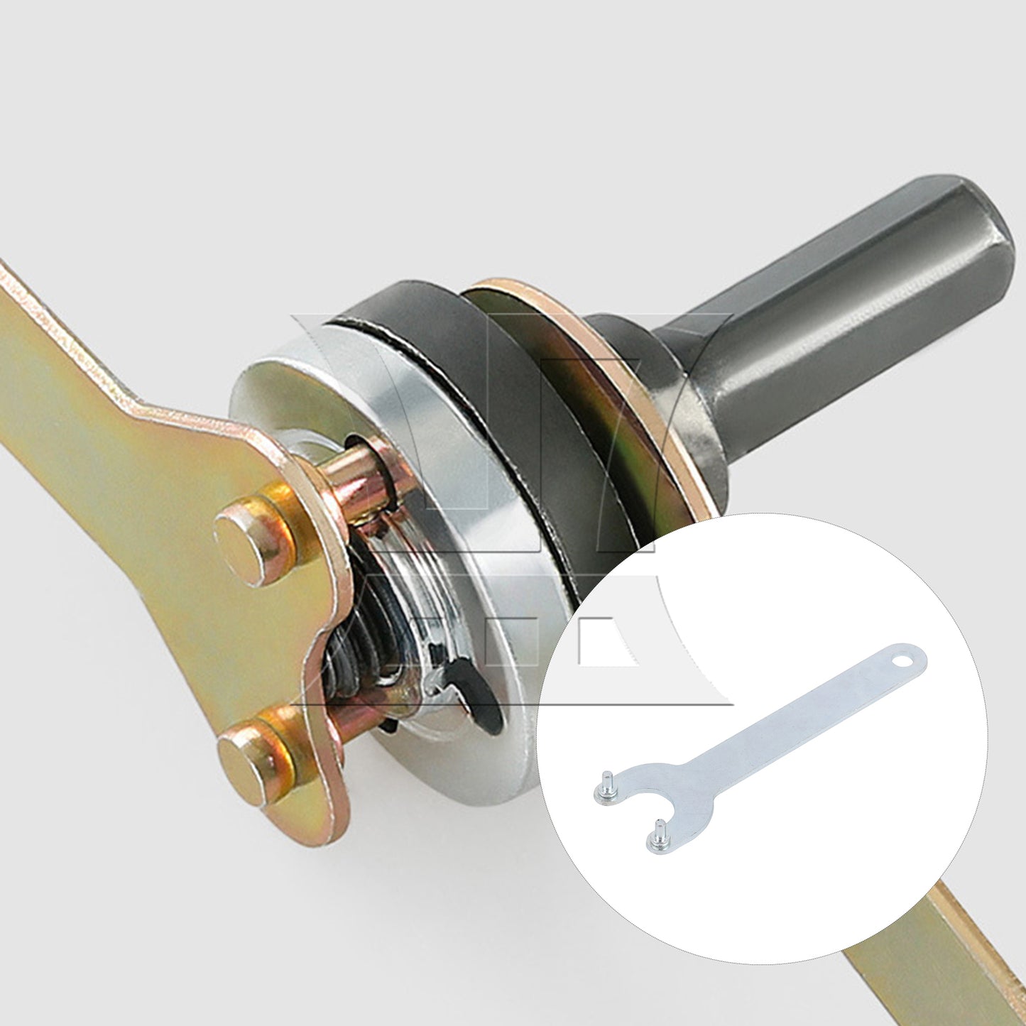 BQLZR Adjustable Lock-nuts Grinder Wrench Spanner for Repair Tool 125 Type