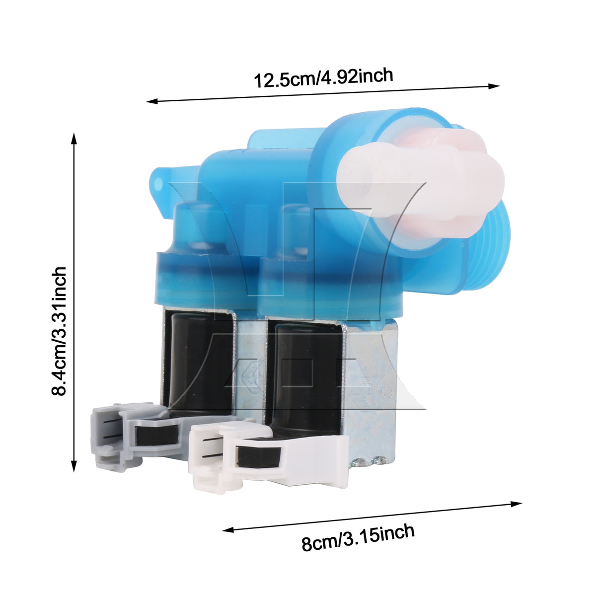 BQLZR 1pc Front Load Clothes Washer Water Valve W10289387 Washing Machine Valve
